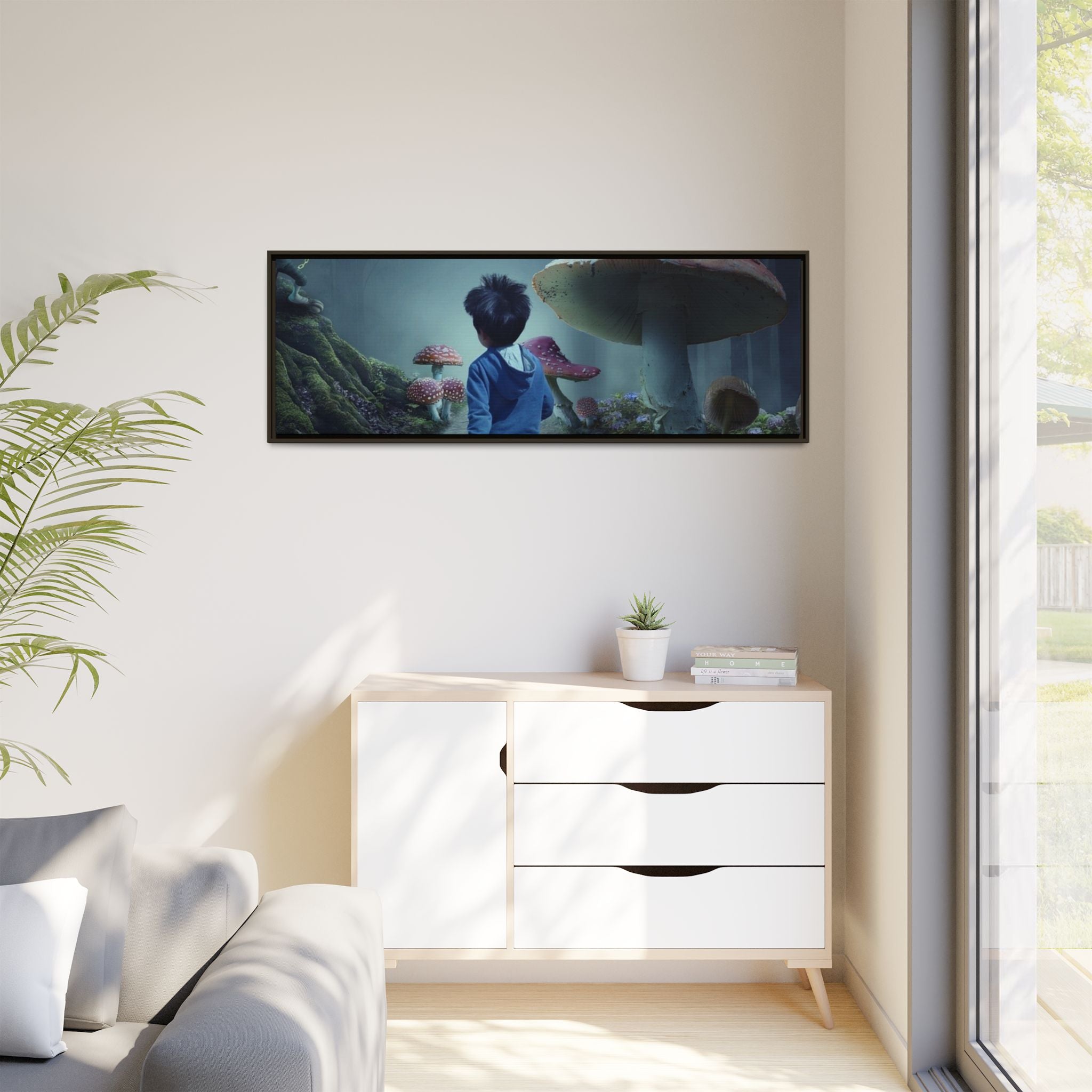Matte Canvas, Framed (Multi-color)