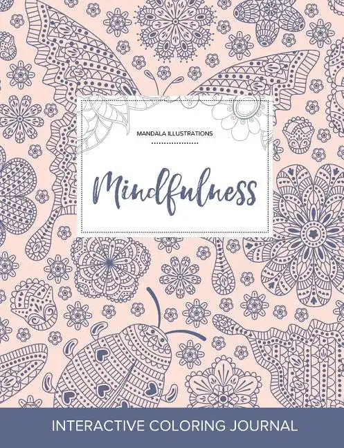 Adult Coloring Journal: Mindfulness (Mandala Illustrations, Ladybug) - Paperback