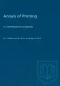 Annals of Printing: A Chronological Encyclopaedia - Paperback