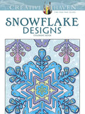 Creative Haven Snowflake Designs Coloring Book - Paperback