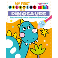 My First Painting Book: Dinosaurs: Easy-To-Use 6-Color Palette on Each Page - Paperback
