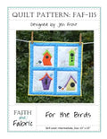 For the Birds: Bird House Quilt Pattern - Paperback