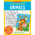 Color-By-Number! Animals - Paperback