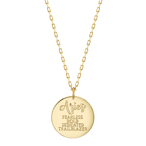 Aries - Zodiac Pendant