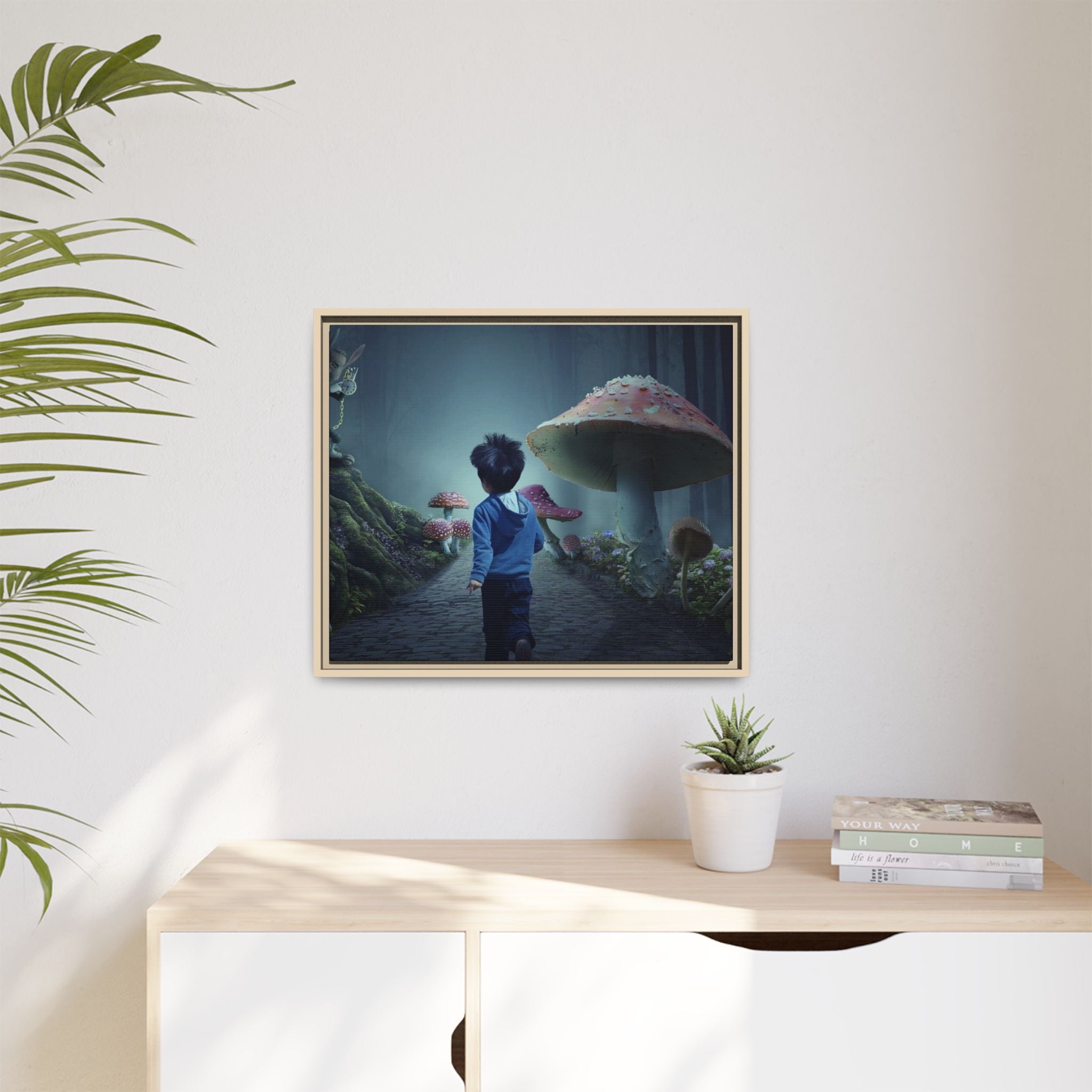 Matte Canvas, Framed (Multi-color)