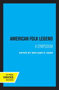 American Folk Legend: A Symposium - Paperback