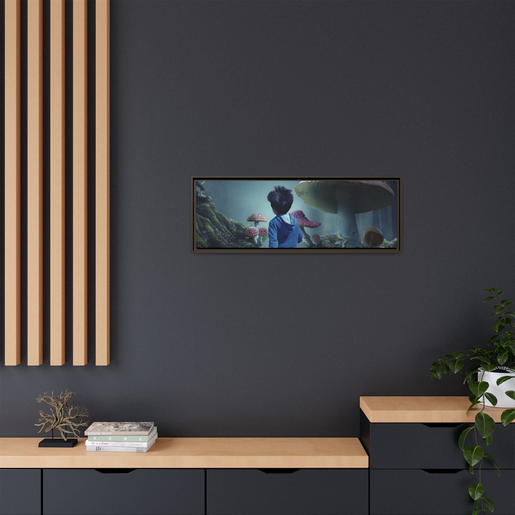 Matte Canvas, Framed (Multi-color)