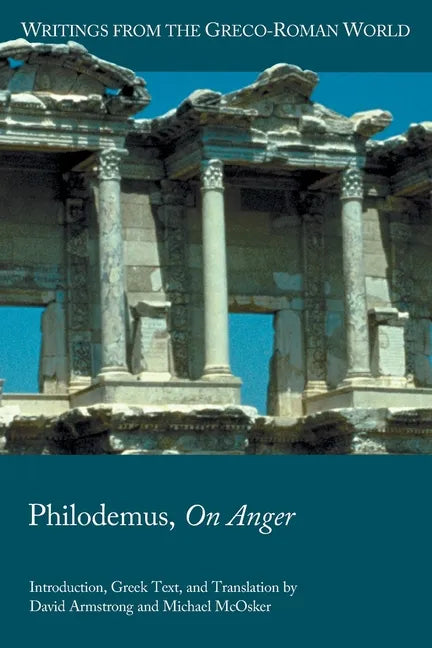 Philodemus, On Anger - Paperback