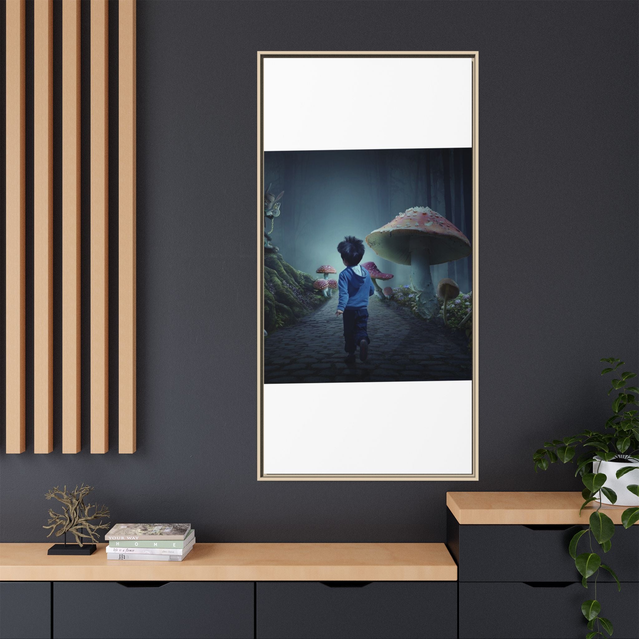 Matte Canvas, Framed (Multi-color)