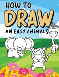 How to draw an easy Animals: Step by Step, Large Drawing books for kids - Paperback