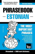 English-Estonian phrasebook & 3000-word topical vocabulary - Paperback