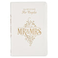 Gift Book Mr. & Mrs. White Faux Leather - Leather