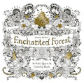 Enchanted Forest: An Inky Quest and Coloring Book for Adults - Paperback