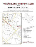 Texas Land Survey Maps for Bastrop County - Paperback