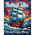 Nautical Tattoos coloring book for inmates - Paperback
