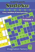 Sudoku variety pack. Easy, medium & hard puzzles: 100 puzzles. 6x9 travel size. Easy to carry - Paperback