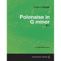 Polonaise in G minor B.1 - For Solo Piano (1817) - Paperback