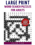 Large Print Word Search Puzzles for Adults - Paperback