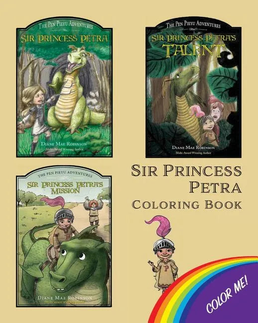 Sir Princess Petra Coloring Book - Paperback