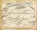 Spencerian Penmanship Practice Book: The Declaration of Independence: Example Sentences with Workbook Pages - Paperback