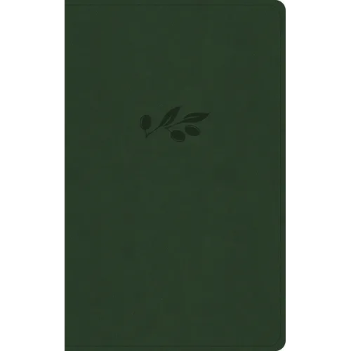 NASB Single-Column Personal Size Bible, Olive Leathertouch - Imitation Leather