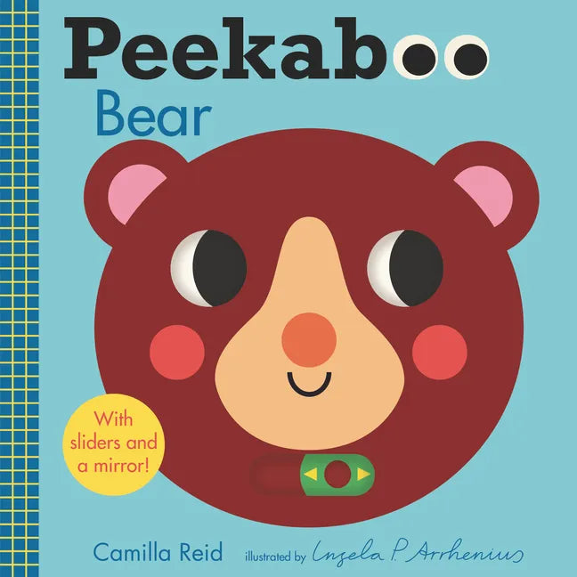 Peekaboo: Bear: (An Interactive Board Book for Babies & Toddlers with Mirror & Sliders to Push, Pull, or Turn. Cute Artwork Includes Ladybugs, Bunnies - Board Book