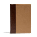 KJV Rainbow Study Bible, Brown/Tan Leathertouch - Imitation Leather