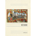 Vintage Lined Notebook Greetings from Big Sur, California - Paperback