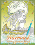 Mermaids Coloring Book: Stress Relieving Designs for Adults Relaxation - Paperback