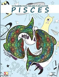 Pisces 50 Coloring Pages For Adults Relaxation - Paperback