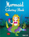 Mermaid Coloring Book: Ages 4-8 - Paperback