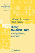 Binary Quadratic Forms: An Algorithmic Approach - Paperback
