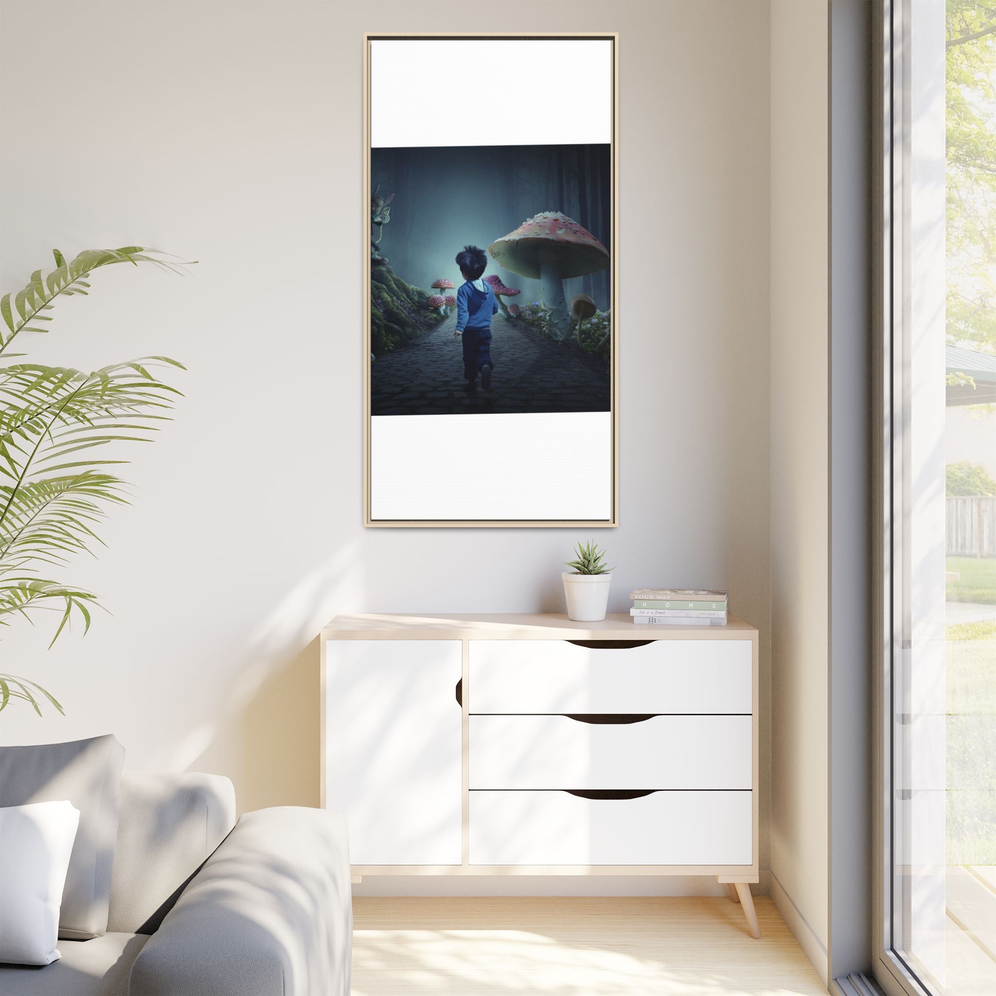 Matte Canvas, Framed (Multi-color)