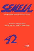 Semeia 42: Reasoning with the Foxes - Paperback