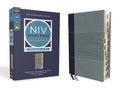 NIV Study Bible, Fully Revised Edition, Personal Size, Leathersoft, Navy/Blue, Red Letter, Thumb Indexed, Comfort Print - Imitation Leather