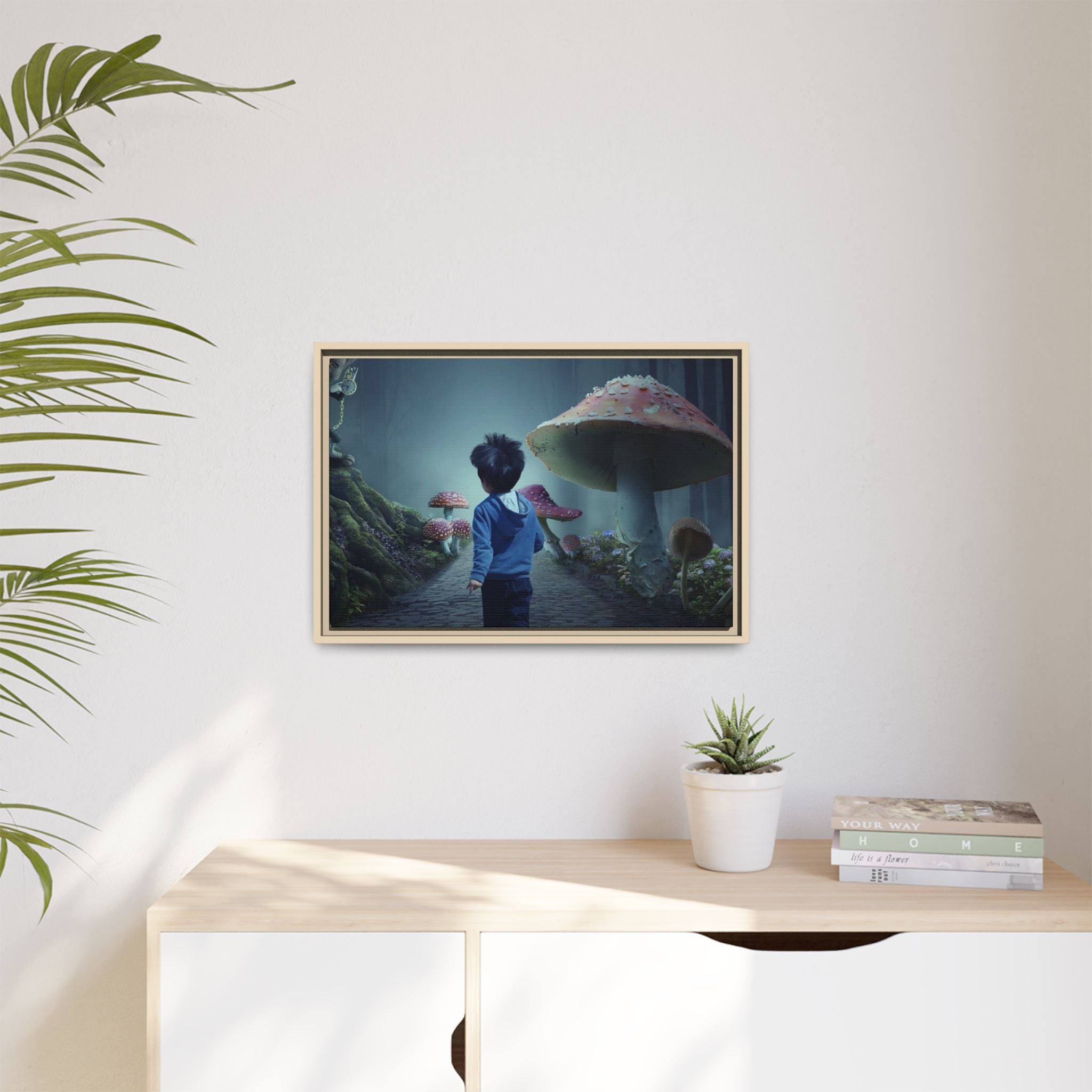 Matte Canvas, Framed (Multi-color)