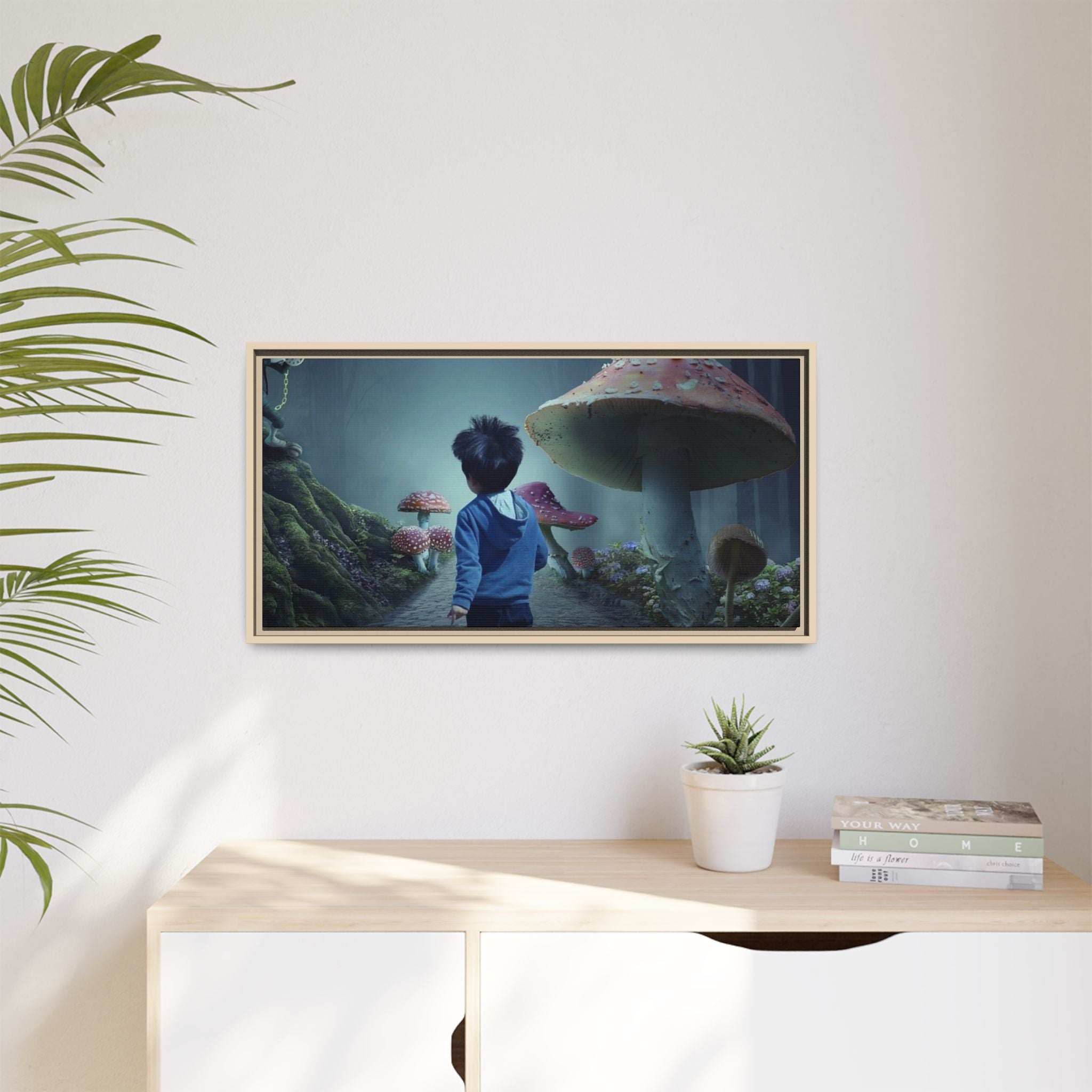 Matte Canvas, Framed (Multi-color)