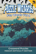 Puzzle Wizards Fun Words Vol 1: Crossword Puzzles Medium Difficulty Edition - Paperback