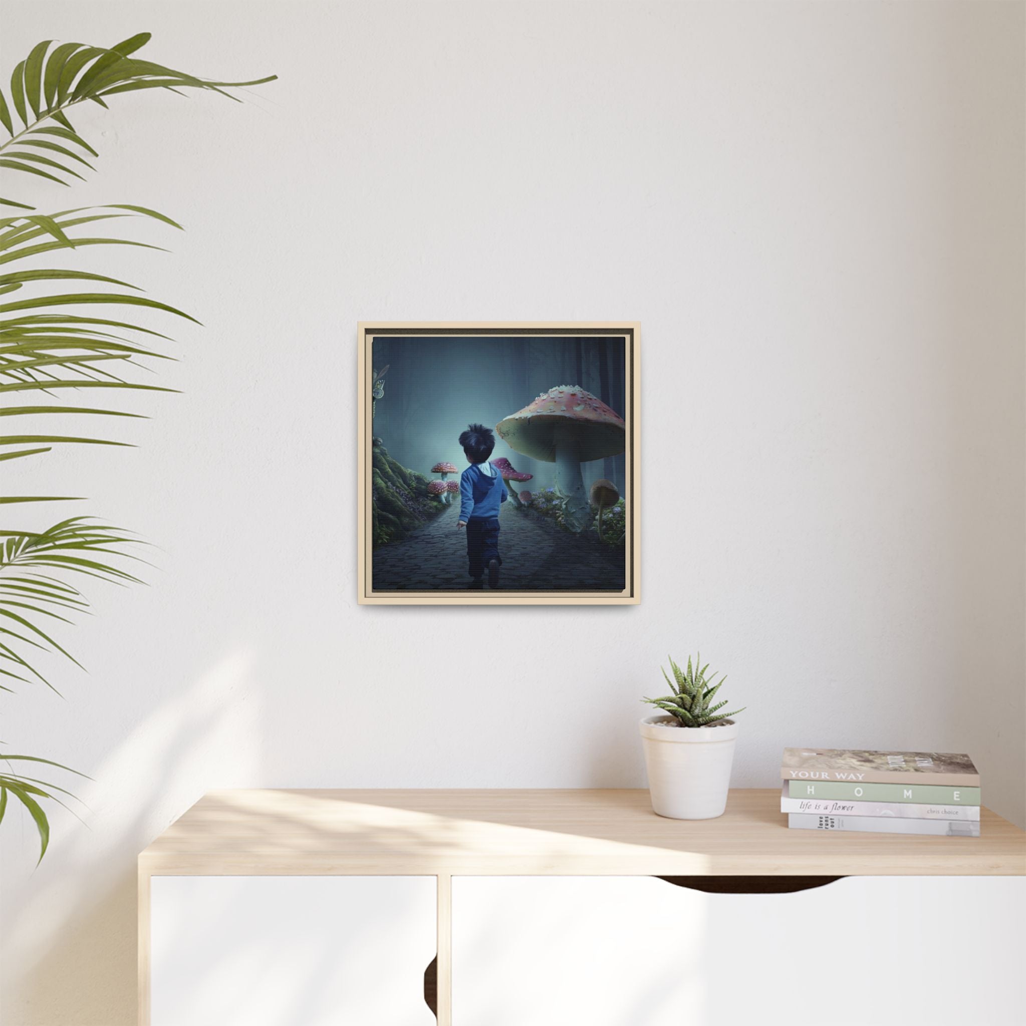 Matte Canvas, Framed (Multi-color)