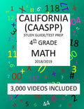 4th Grade CALIFORNIA CAASPP, MATH, Test Prep: 2019: 4th Grade California Assessment of Student Performance and Progress MATH Test prep/study guide - Paperback