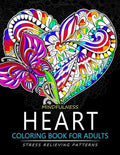 Mindfulness Heart Coloring Book For Adults: Heart with Doodle Art for Relaxation - Paperback