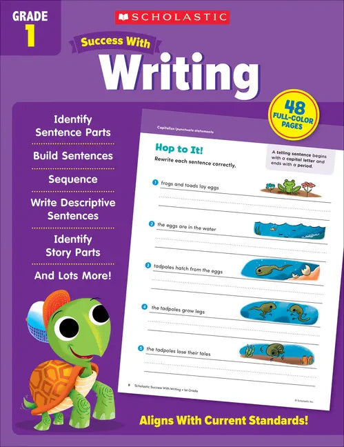 Scholastic Success with Writing Grade 1 Workbook - Paperback
