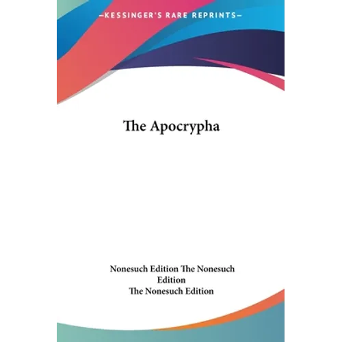 The Apocrypha - Hardcover