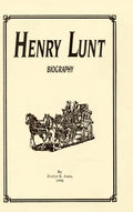 Henry Lunt Biography - Hardcover