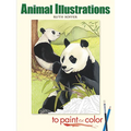 Animal Illustrations to Paint or Color - Paperback