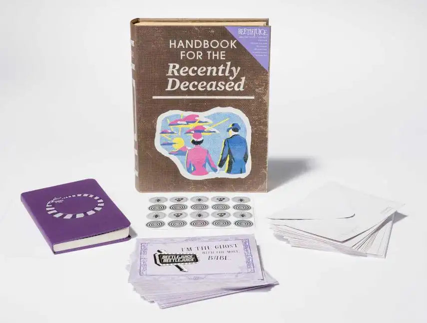 Beetlejuice: Handbook for the Recently Deceased Deluxe Note Card Set (with Keepsake Book Box) - Hardcover