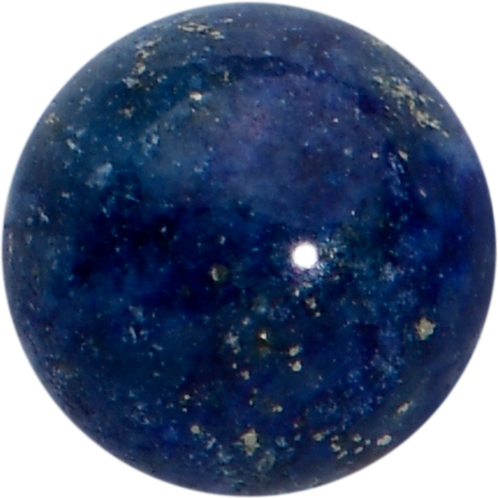 16G 5/16 Elegant Blue Agate Internally Threaded Labret Tragus