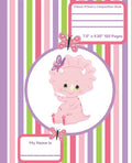 Classic Primary Composition Book: Primary Composition Notebook Dinosaur Early Creative Writing Tablet Stripe Pattern - Paperback