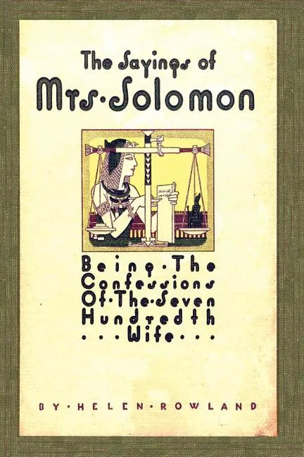 The Sayings of Mrs. Solomon - Paperback