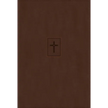 Niv, Thinline Bible, Large Print, Leathersoft, Brown, Red Letter, Thumb Indexed, Comfort Print - Imitation Leather